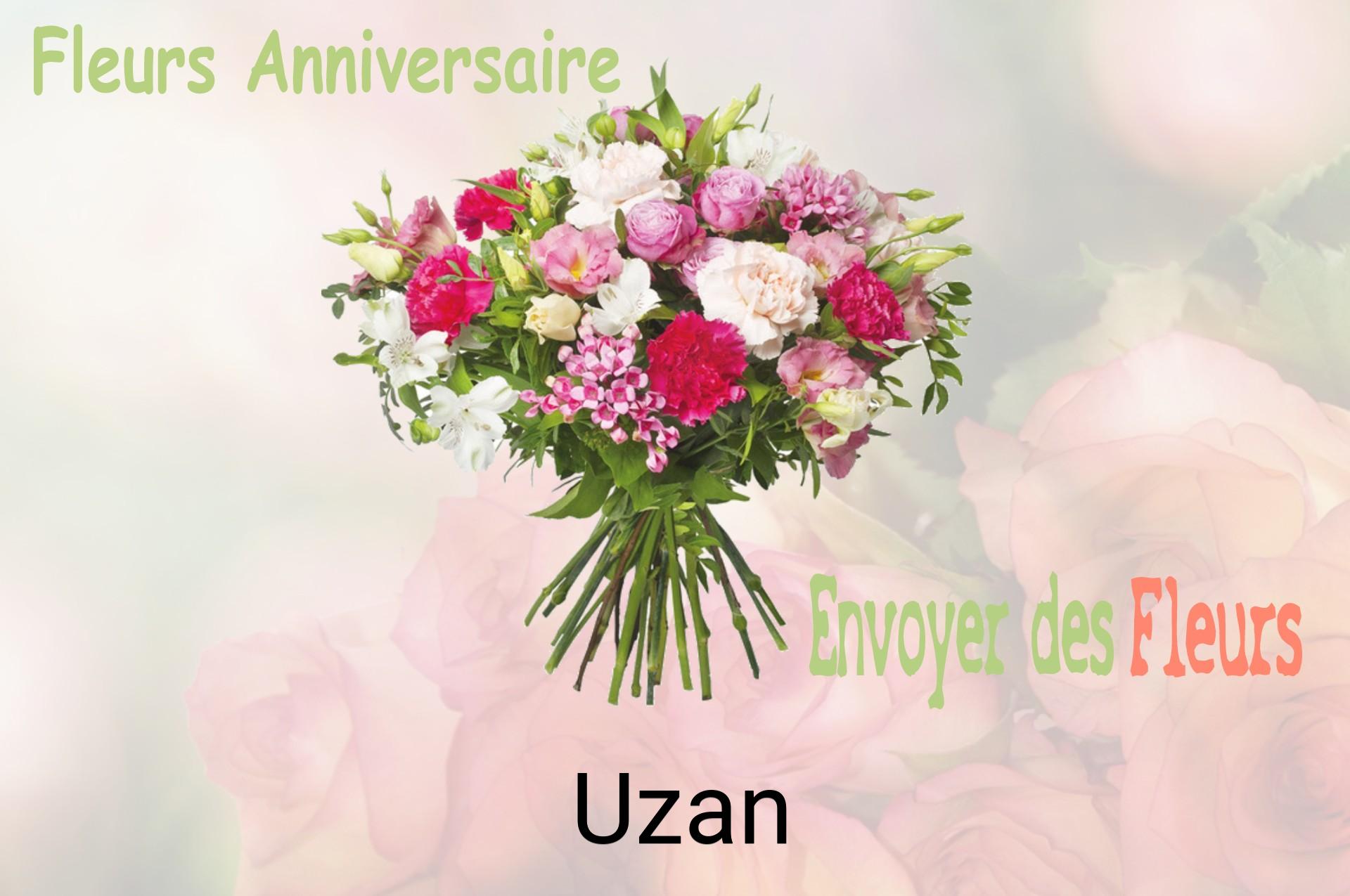 Bouquet de fleurs d’anniversaire livré à Uzan