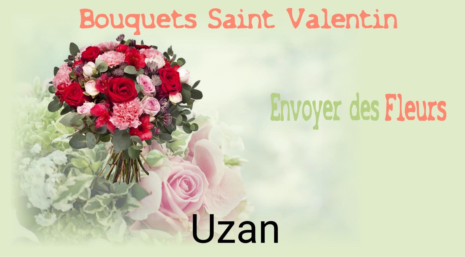 Roses de Saint-Valentin livrées à Uzan